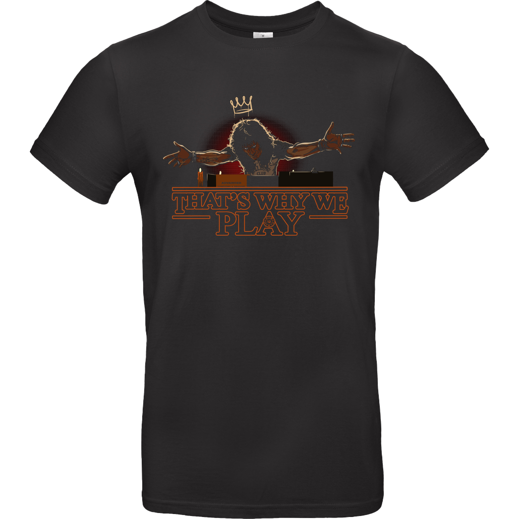 AndreusD Dungeon Master T-Shirt B&C EXACT 190 - Black