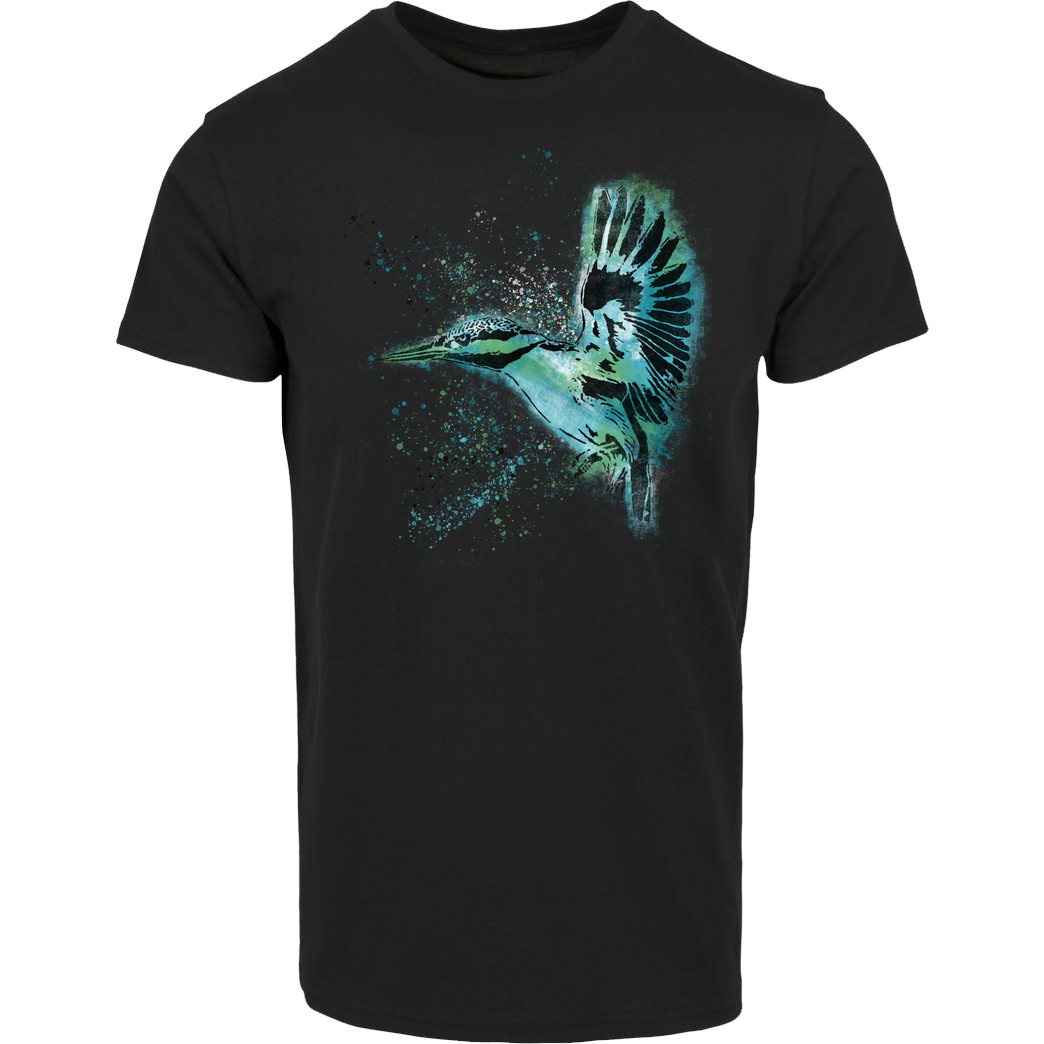 Falschparka Eisvogel /  Kingfisher T-Shirt House Brand T-Shirt - Black