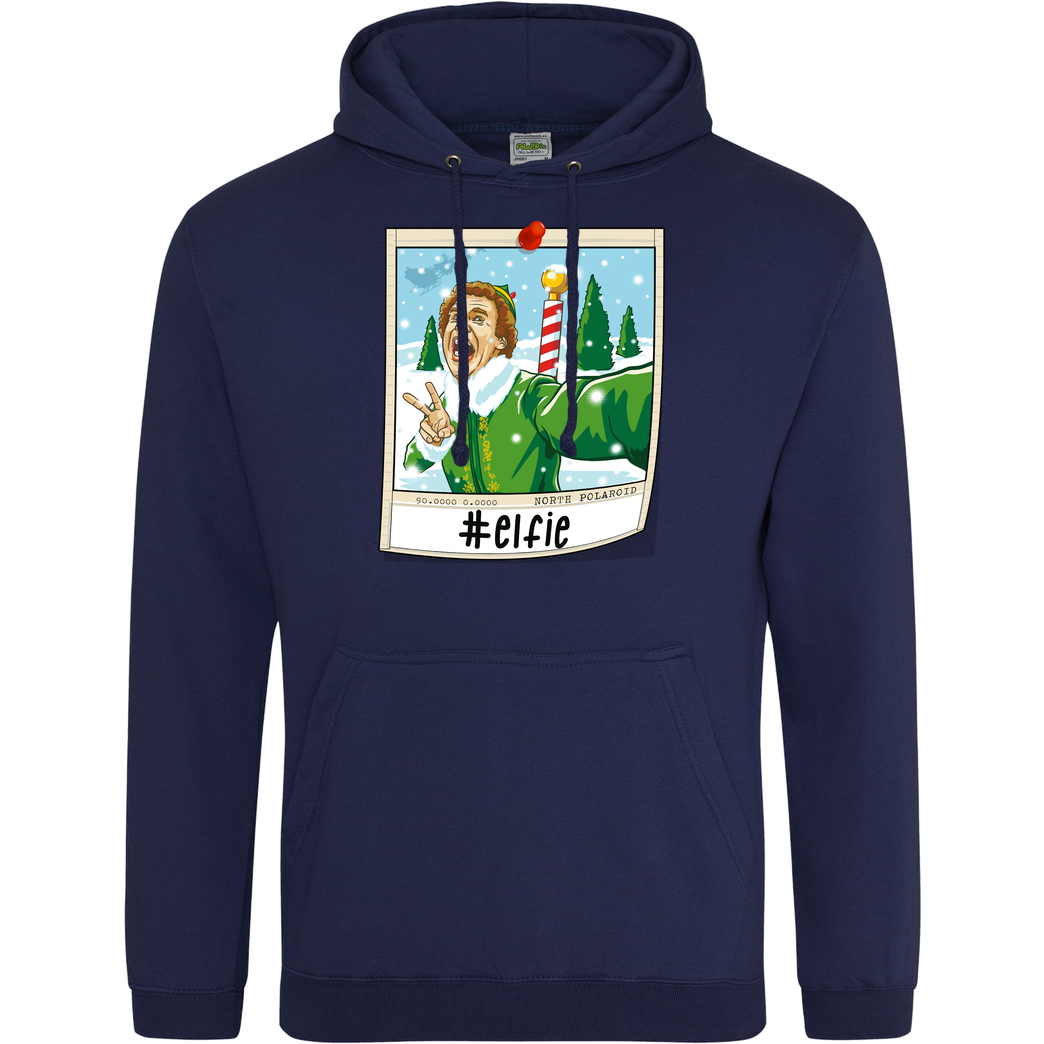 CoD Designs Elfie! Sweatshirt JH Hoodie - Navy