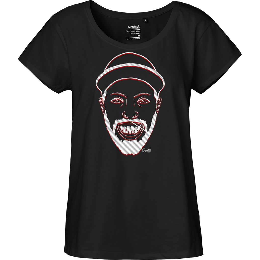 Eyecident Eyecident - Eyeci 2-1 T-Shirt Fairtrade Loose Fit Girlie - black