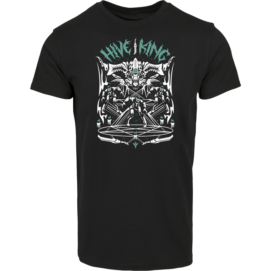 Logozaste First Navigator Hive King T-Shirt House Brand T-Shirt - Black