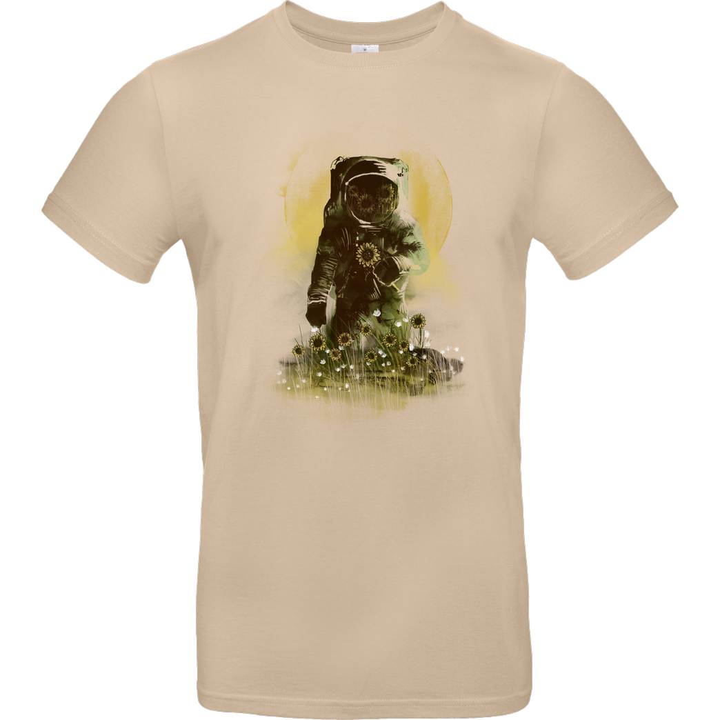 Dandingeroz Flowers on Mars T-Shirt B&C EXACT 190 - Sand