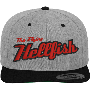 The Flying Hellfish Cap - grau Cap heather grey/black