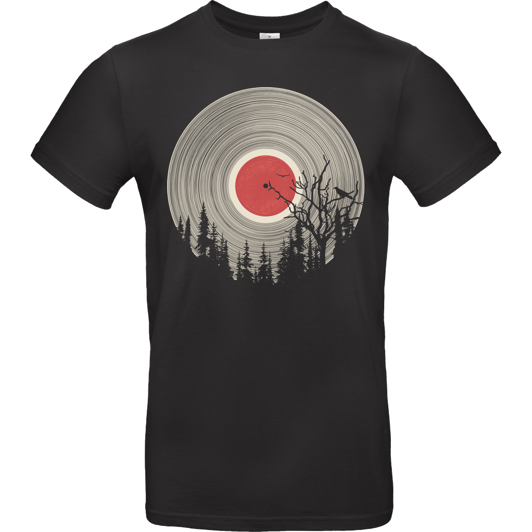 Forestore Forest Vinyl T-Shirt B&C EXACT 190 - Black