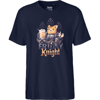 Friday Knight Fairtrade T-Shirt - navy