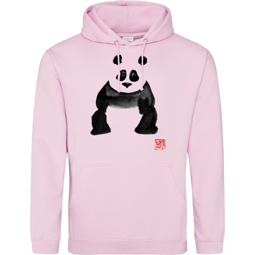 Péchane funny panda Sweatshirt JH Hoodie - Rosa