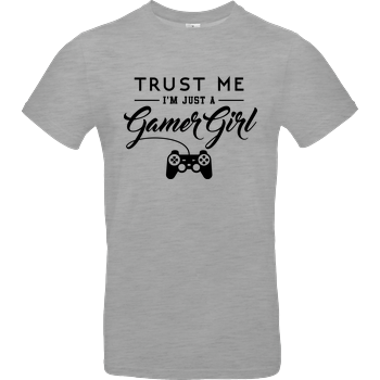 Gamer Girl B&C EXACT 190 - heather grey