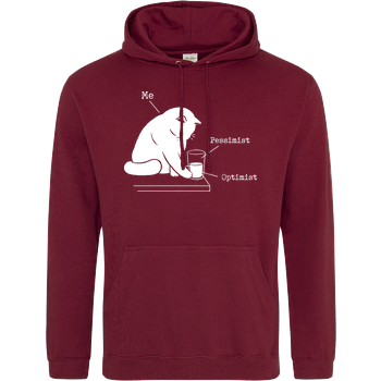 Glass graphic JH Hoodie - Bordeaux