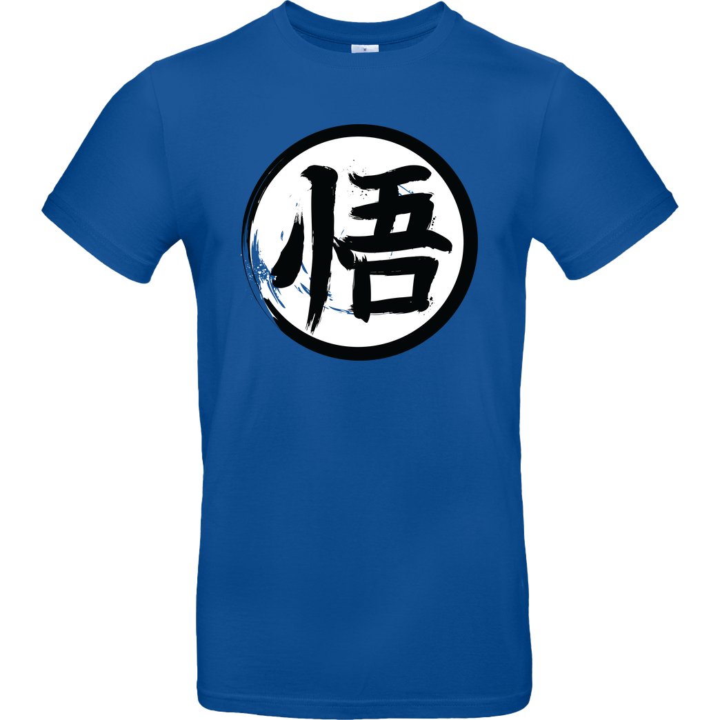 Dr.Monekers Go Kanji T-Shirt B&C EXACT 190 - Royal Blue