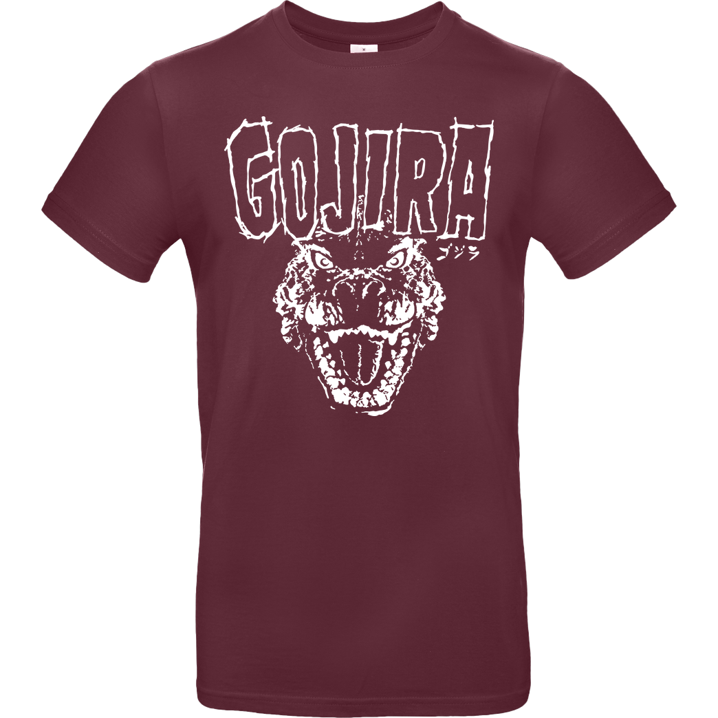 Demonigote Shirts Gojira T-Shirt B&C EXACT 190 - Burgundy
