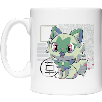 Grass Cat Coffee Mug