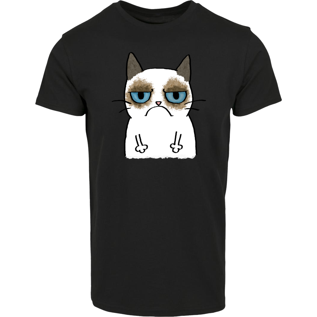 None Grumpy Cat T-Shirt House Brand T-Shirt - Black