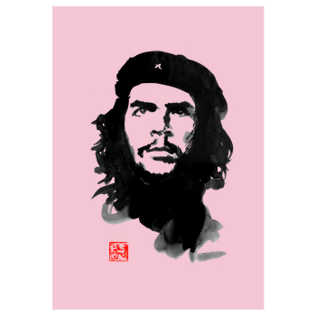 Guevara Art Print pink