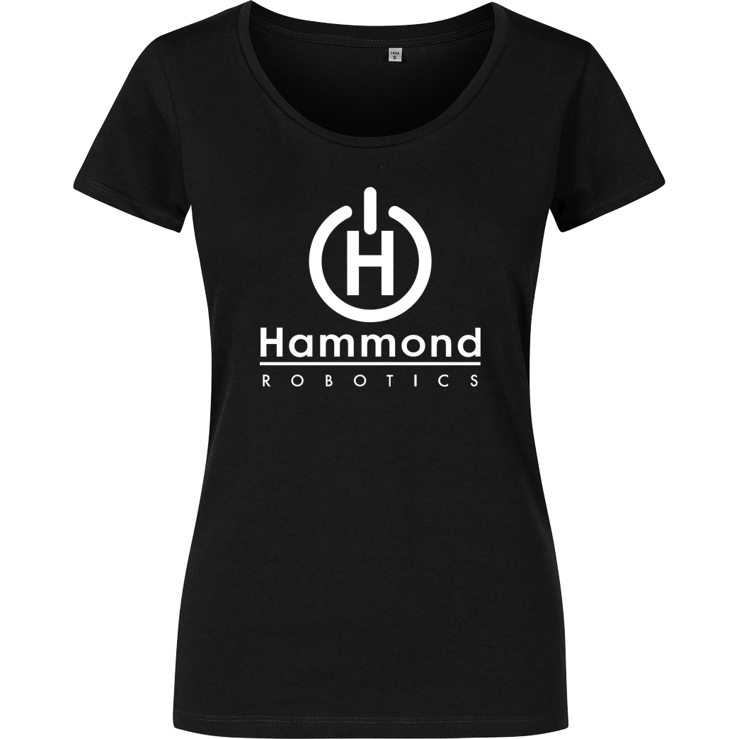 3dsupply Original Hammond Robotics T-Shirt Girlshirt schwarz