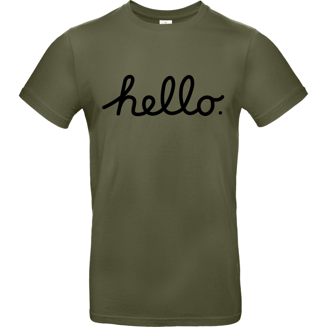 Geek Revolution Hello T-Shirt B&C EXACT 190 - Khaki