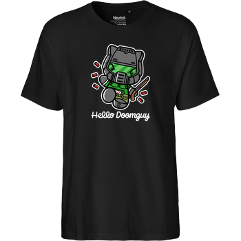 Hello Doomguy Fairtrade T-Shirt - black