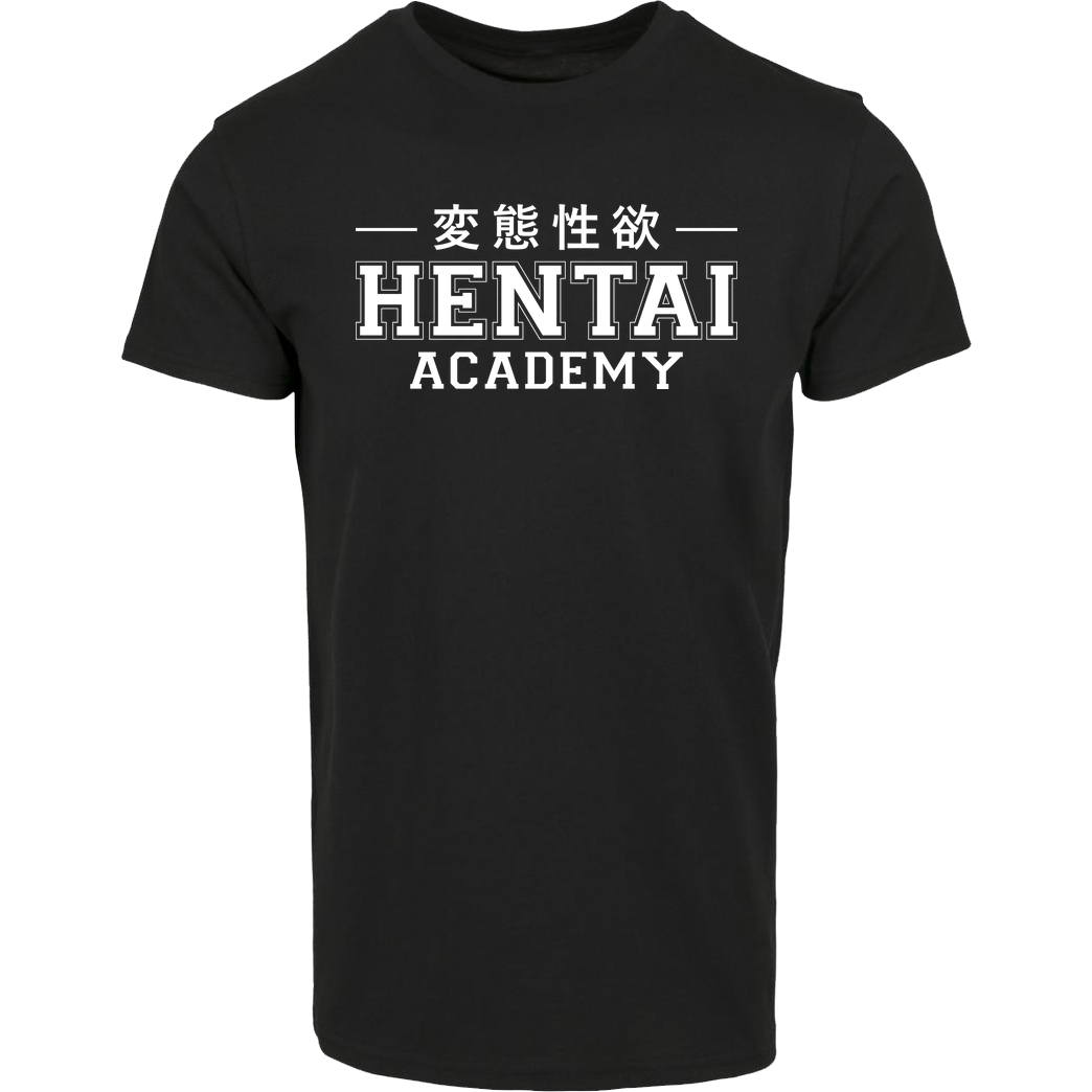 Demonigote Shirts Hent Academy T-Shirt House Brand T-Shirt - Black