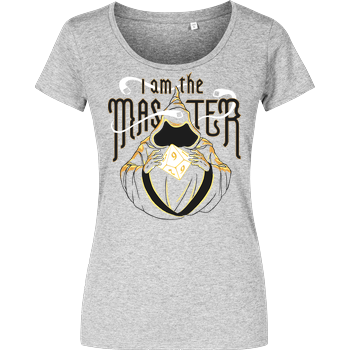 How to be a hero - I am the master Girlshirt heather grey