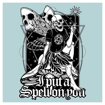 I put a spell on you Art Print Square mint