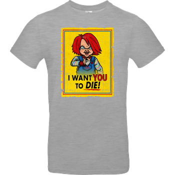 I want you to die B&C EXACT 190 - heather grey