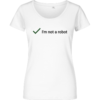 I'm not a Robot Girlshirt weiss