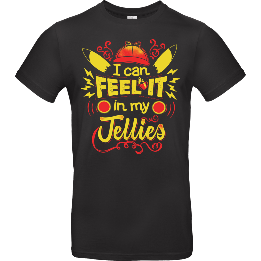 DCLawrence In my Jellies T-Shirt B&C EXACT 190 - Black