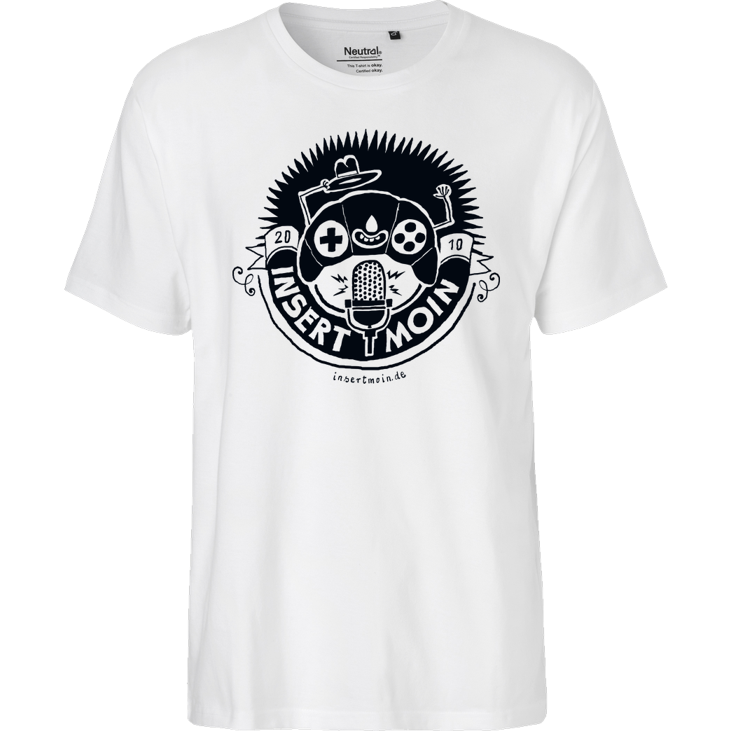 Insert Moin Insert Moin - Logo T-Shirt Fairtrade T-Shirt - white