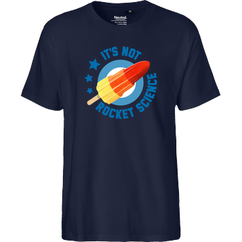It's not Rocket Science Fairtrade T-Shirt - navy