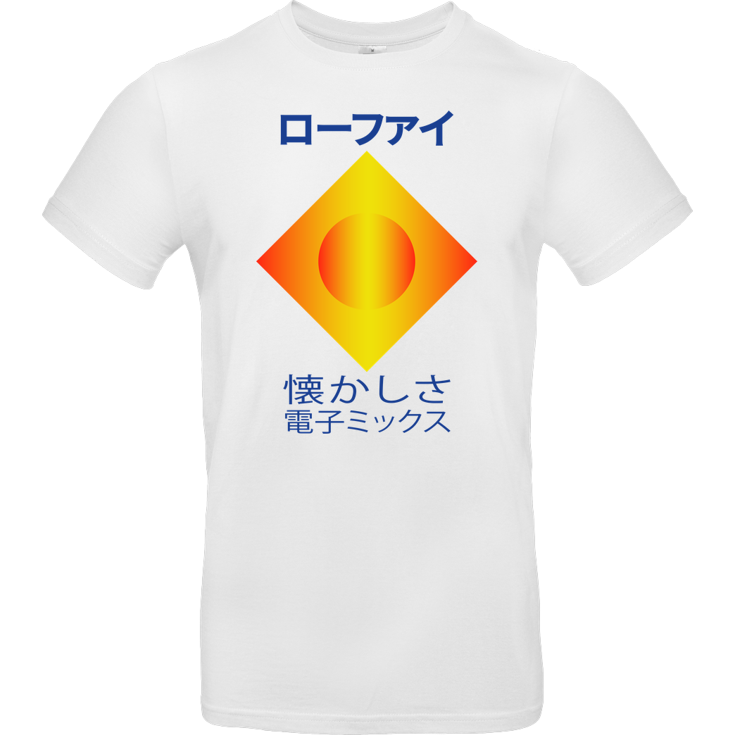 Redoni Japan Lofi Nostalgia T-Shirt B&C EXACT 190 -  White