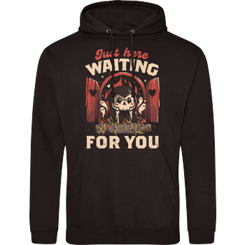 Just Here Waiting For You JH Hoodie - Schwarz