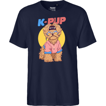 K-Pup Fairtrade T-Shirt - navy