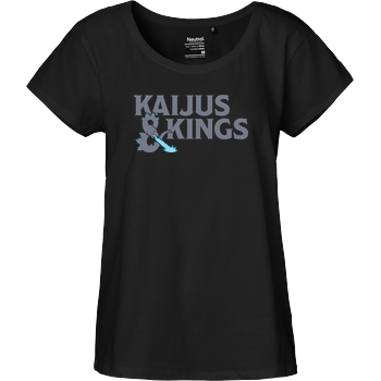 Kaijus & Kings Fairtrade Loose Fit Girlie - black