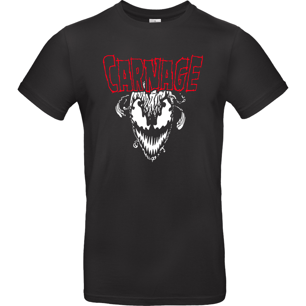 Demonigote Shirts Kasady T-Shirt B&C EXACT 190 - Black