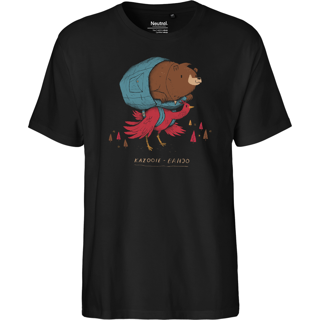 Louis Roskosch Kazoo-Banjooie T-Shirt Fairtrade T-Shirt - black