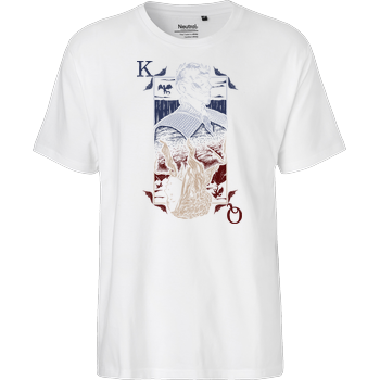 King of Cards Fairtrade T-Shirt - white