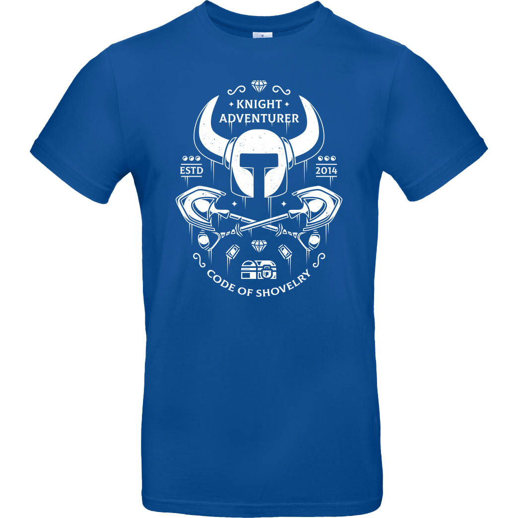 AlundrART Knight Adventurer T-Shirt B&C EXACT 190 - Royal Blue
