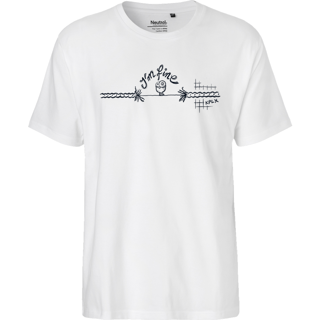 Kplx KPLX - fine T-Shirt Fairtrade T-Shirt - white