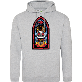 Lamb stained glass JH Hoodie - Heather Grey