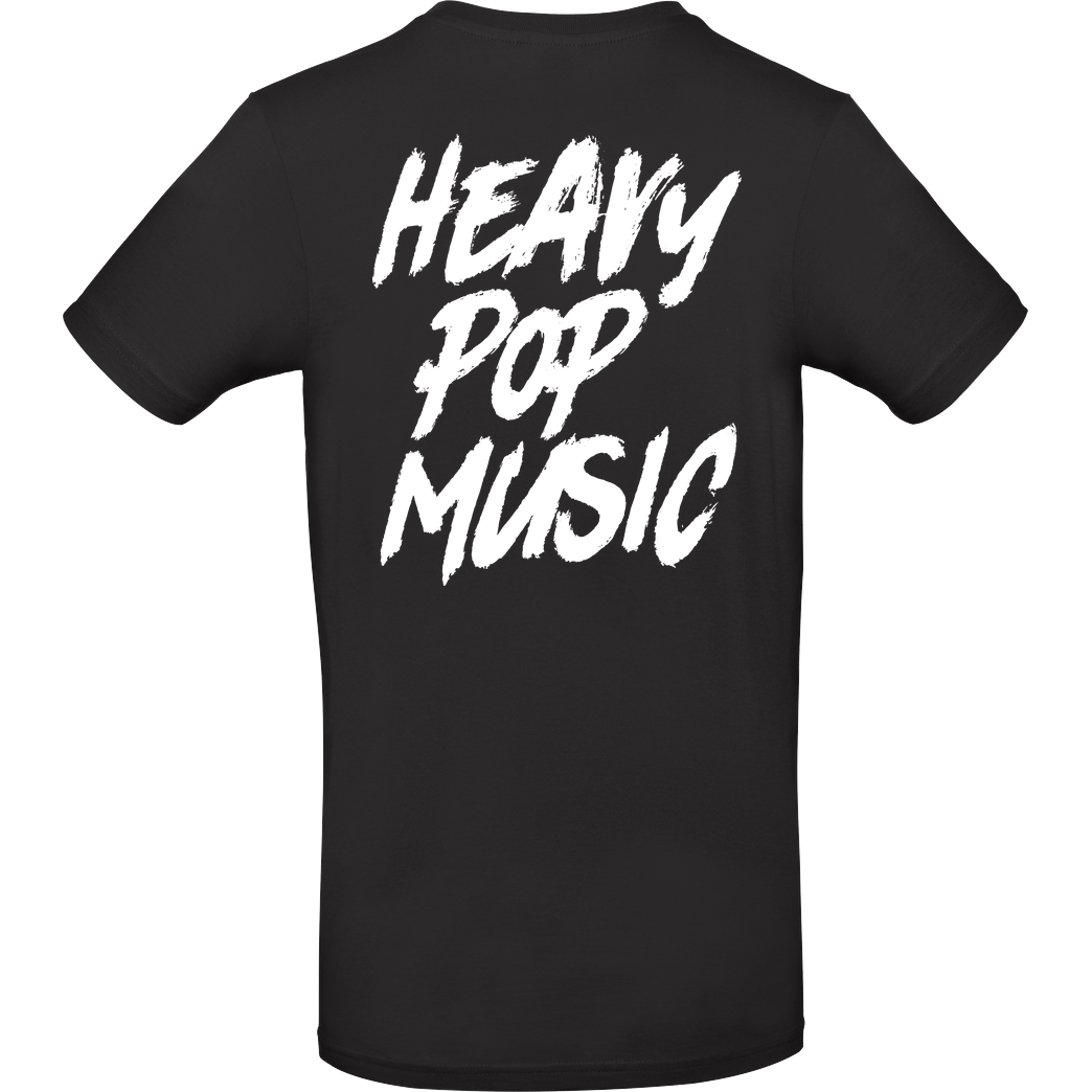 Low/Late Low/Late - Heavy Pop Music T-Shirt B&C EXACT 190 - Black