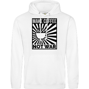 Make Coffee, Not War JH Hoodie - Weiß