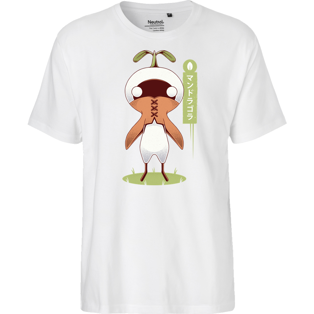 AlundrART Mandragora T-Shirt Fairtrade T-Shirt - white