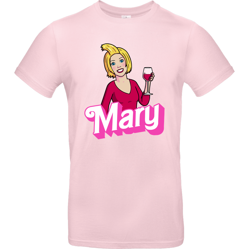 Raffiti Design Mary Doll! T-Shirt B&C EXACT 190 - Light Pink