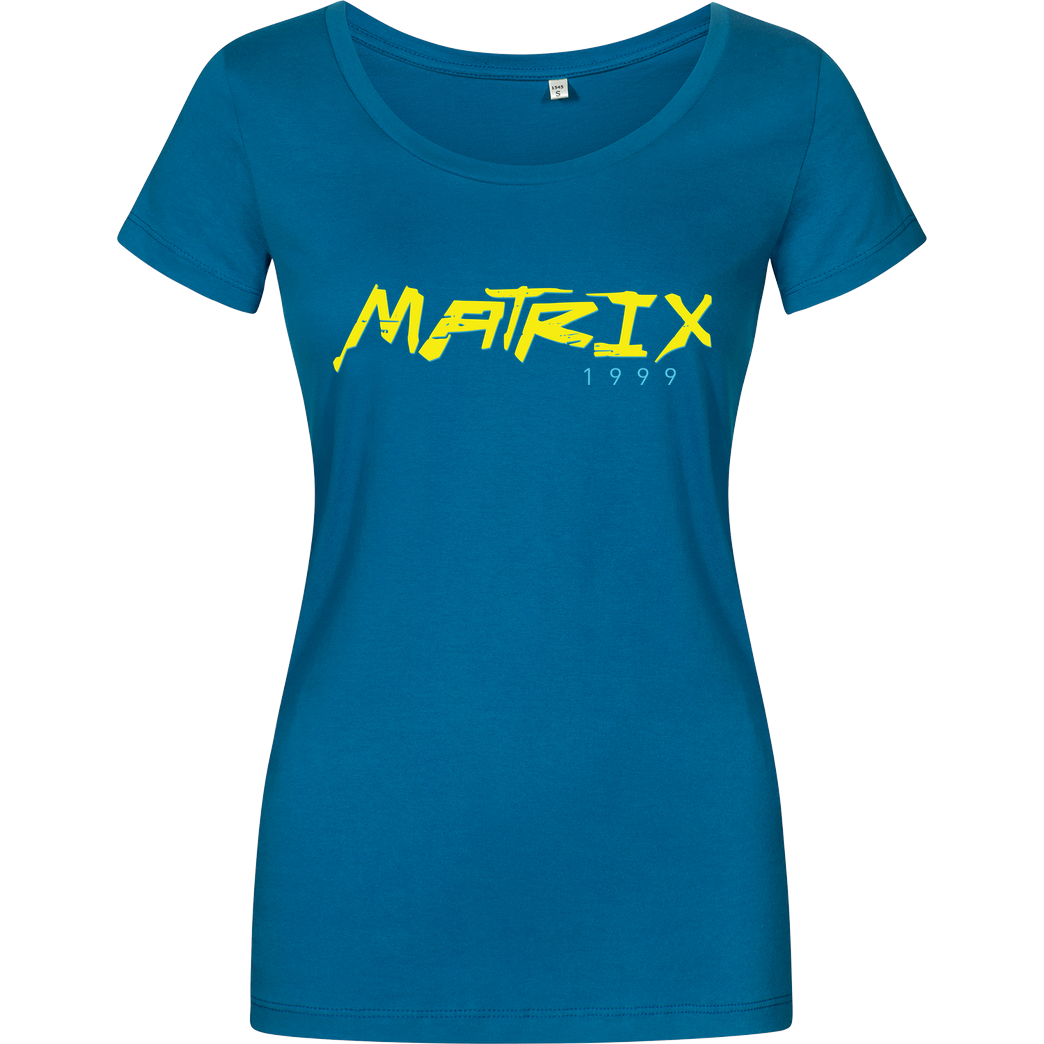 #Soilpunk Matrix 1999 - 2077 T-Shirt Girlshirt petrol