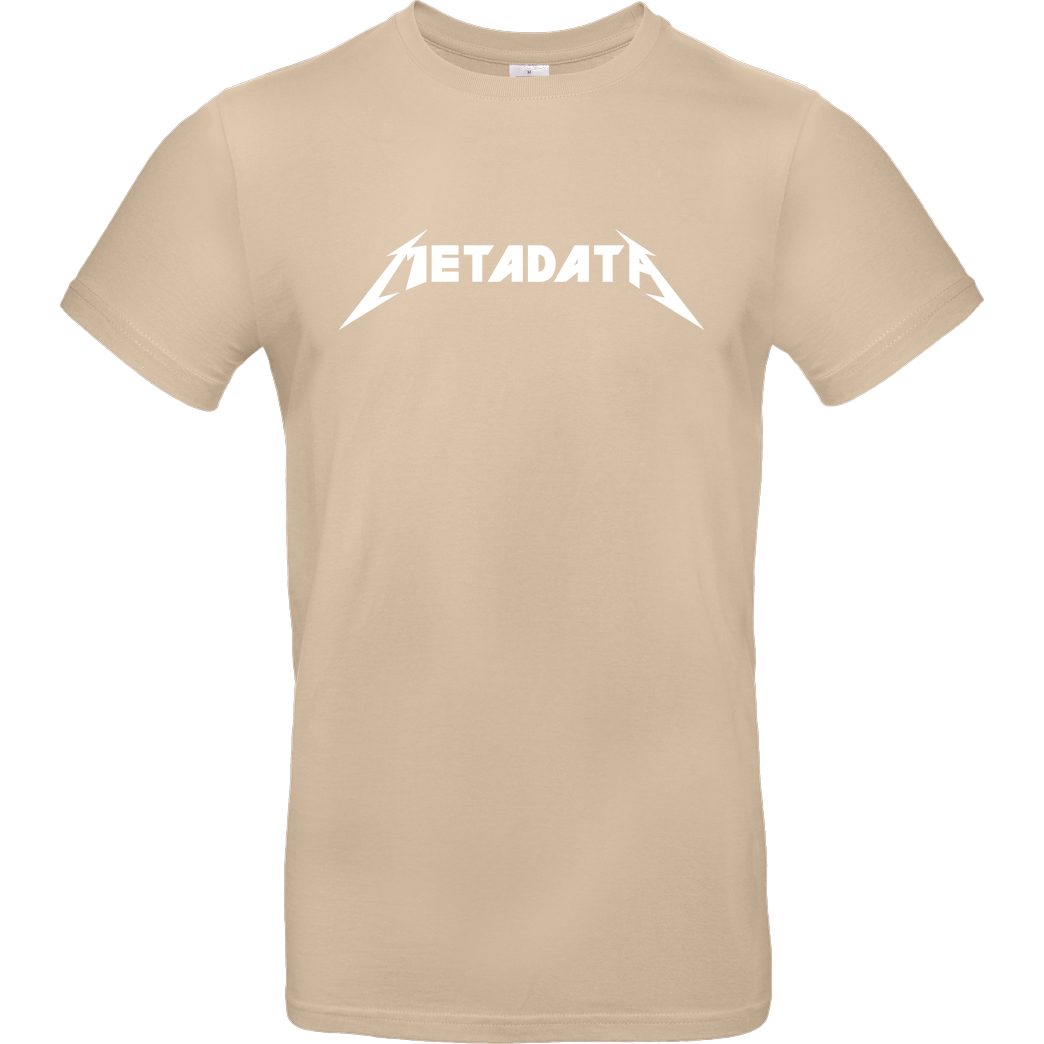 3dsupply Original Metadata T-Shirt B&C EXACT 190 - Sand