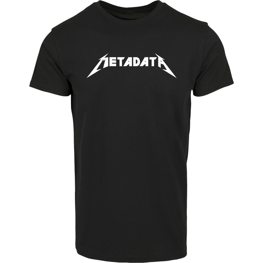3dsupply Original Metadata T-Shirt House Brand T-Shirt - Black