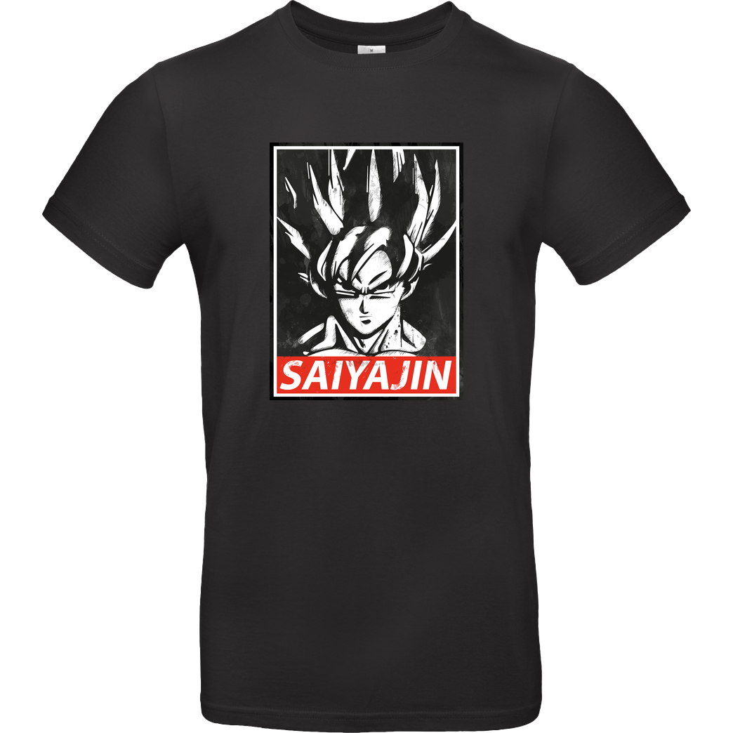Mien Wayne Mien Wayne - Saiyajin T-Shirt B&C EXACT 190 - Black