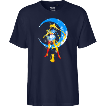 Moon Splash Fairtrade T-Shirt - navy