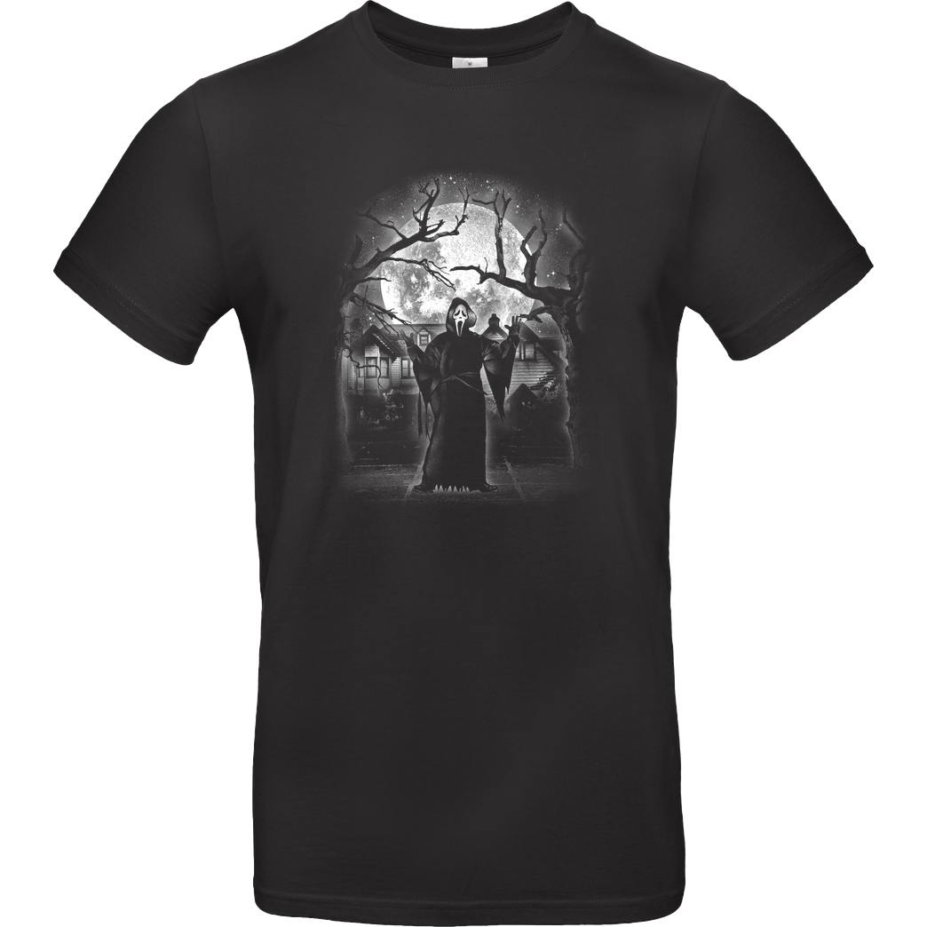 Fanfreak Moonlight Ghost T-Shirt B&C EXACT 190 - Black