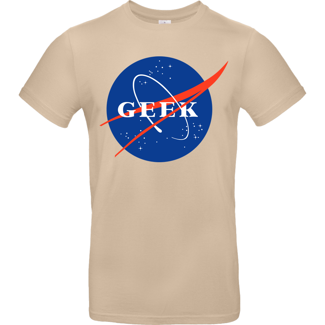 #Soilpunk NASA - GEEK T-Shirt B&C EXACT 190 - Sand