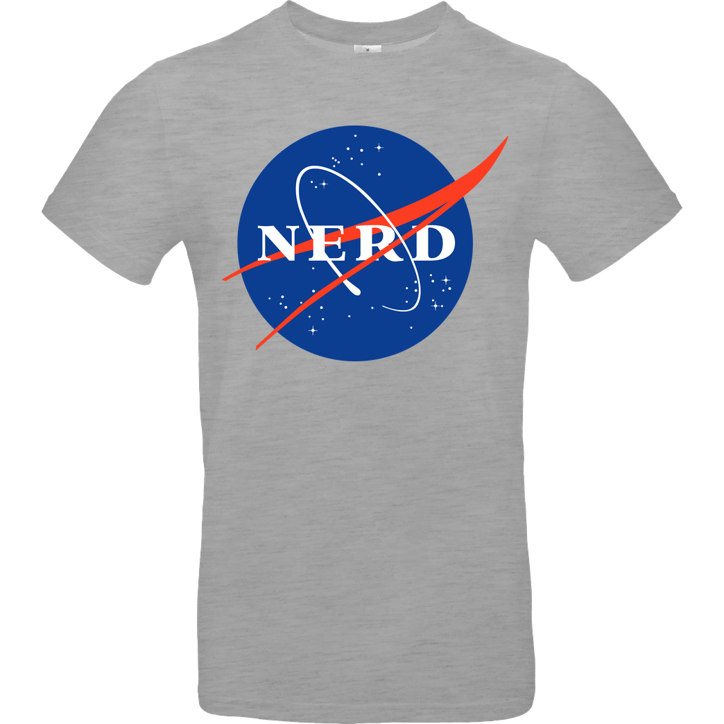 #Soilpunk NASA - NERD T-Shirt B&C EXACT 190 - heather grey